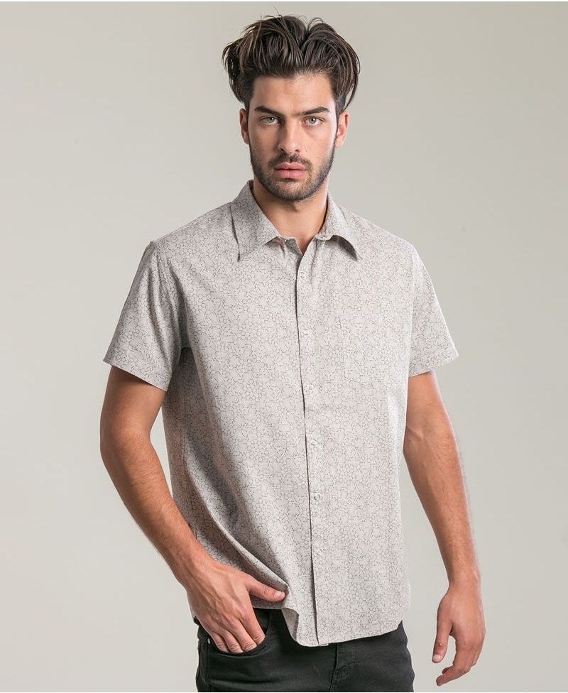 LSD Button Shirt ➟ Light Grey