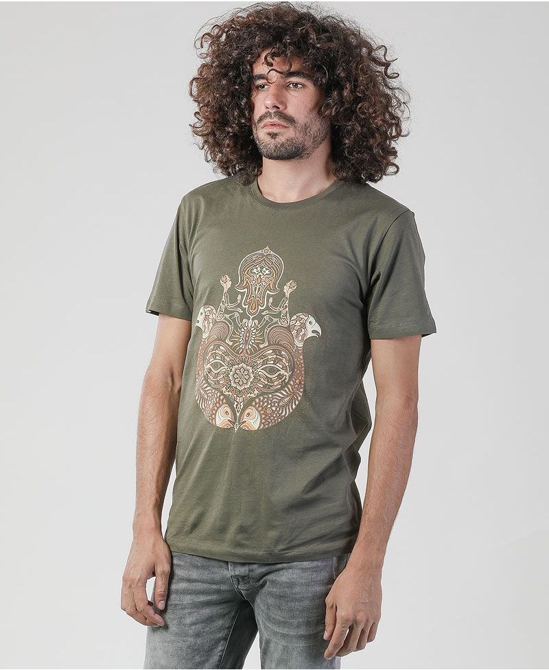Hamsa T-shirt ➟ Olive