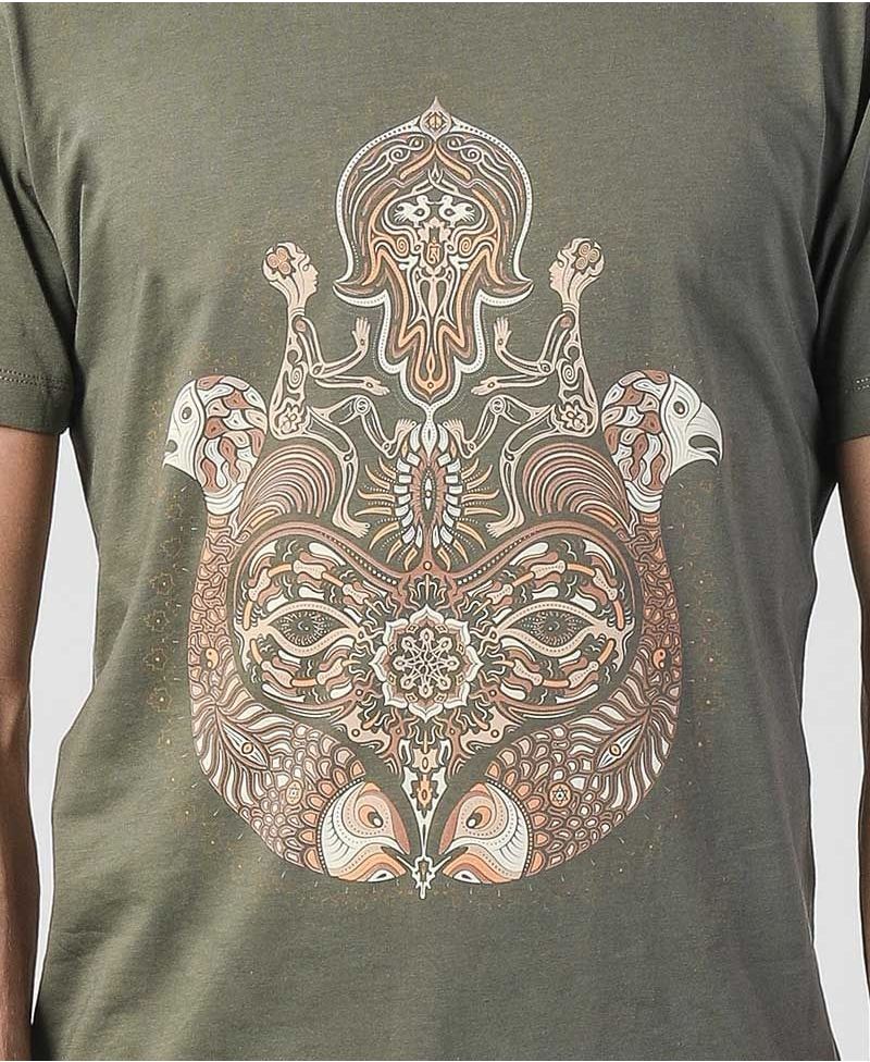 Hamsa T-shirt ➟ Olive