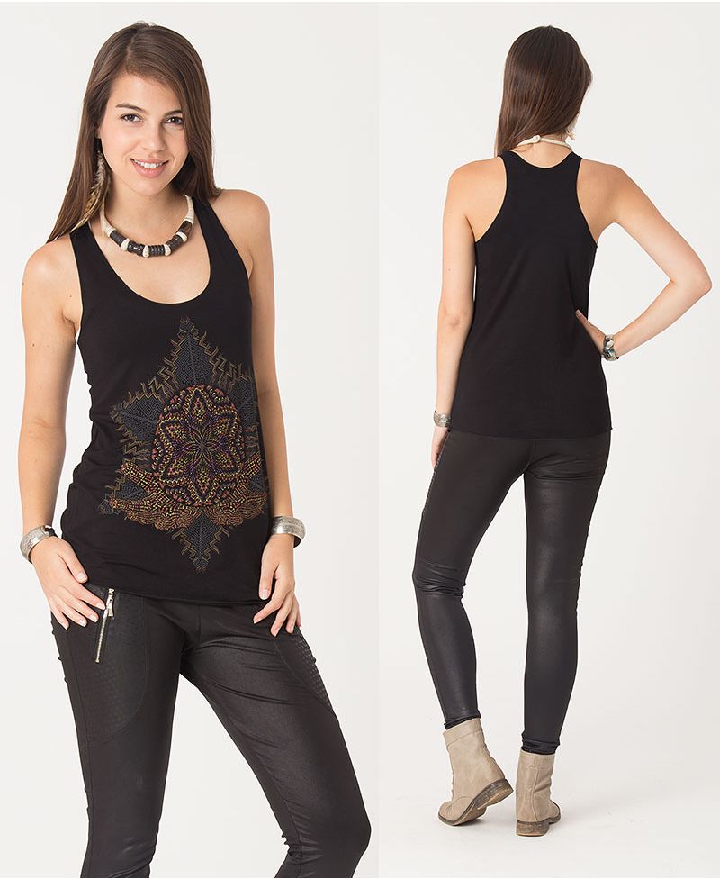 Anahata Top ➟ Olive / Black / Grey