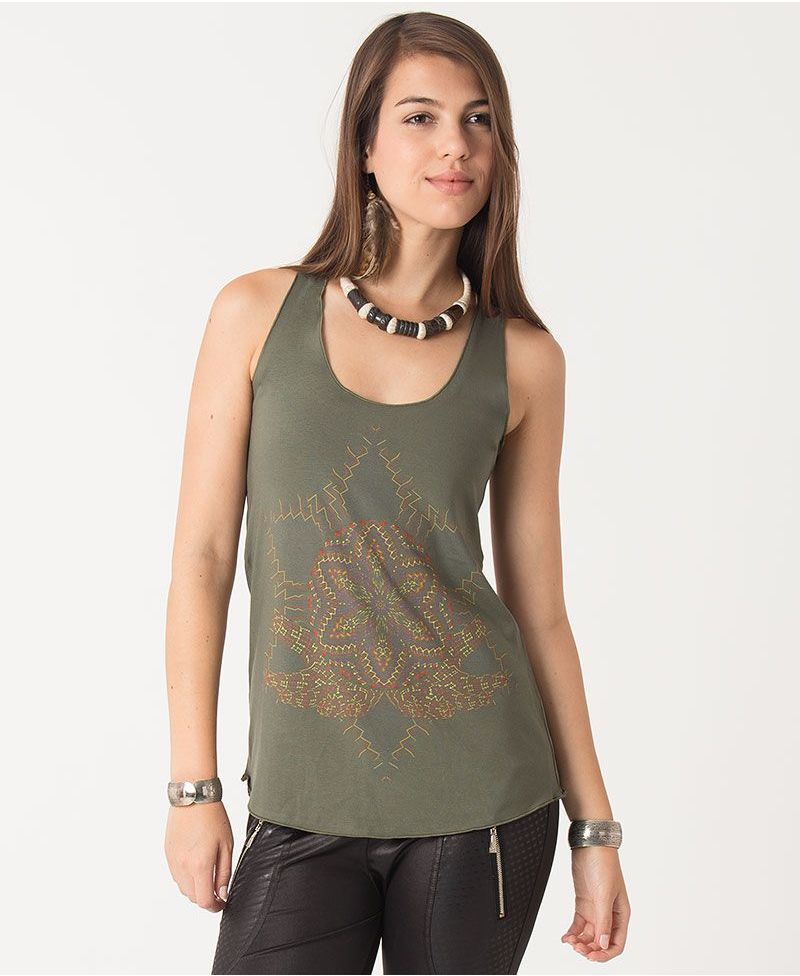 Anahata Top ➟ Olive / Grey