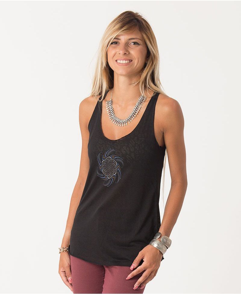 Vortex Burnout Top ➟ Black