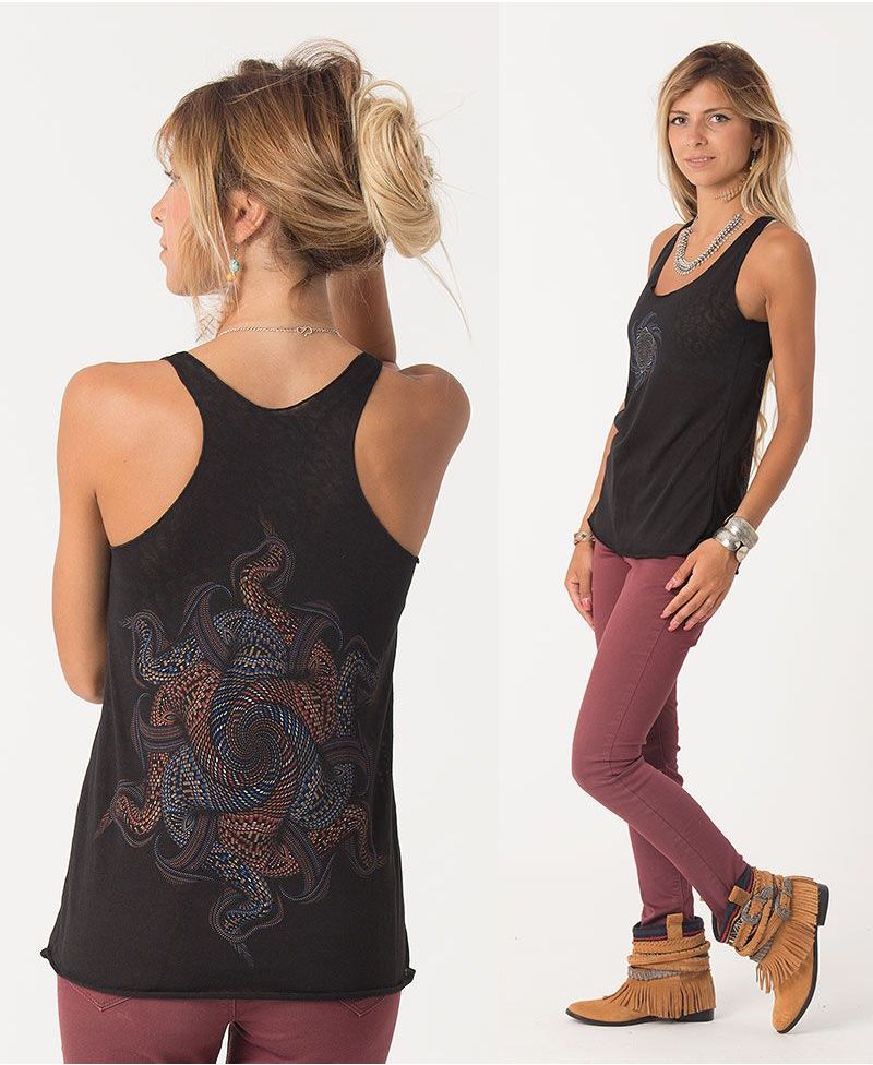 Vortex Burnout Top ➟ Black