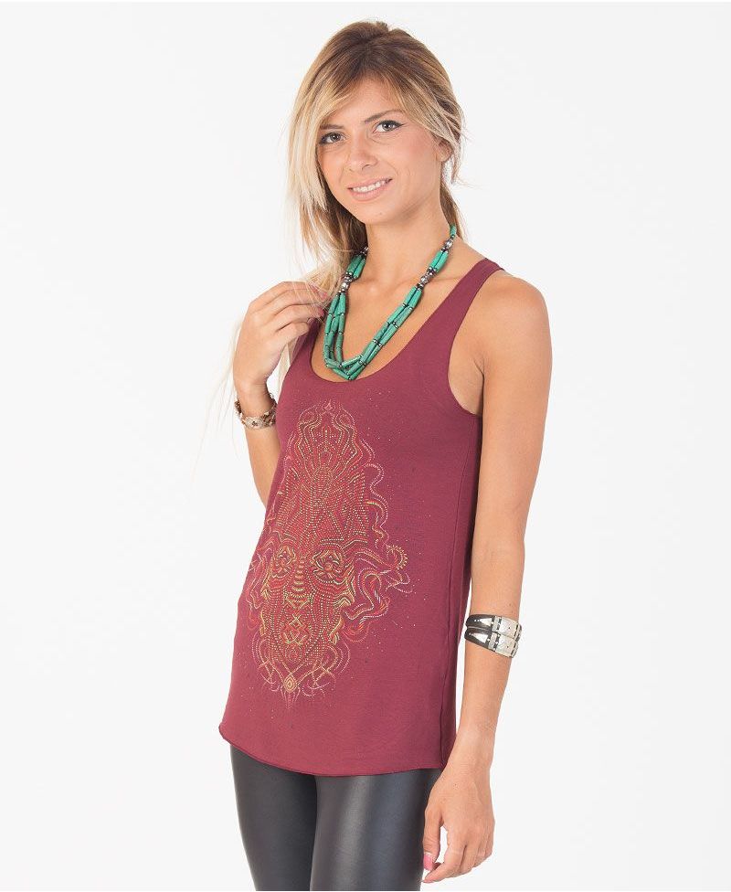 Trimurti Top ➟ Red / Purple