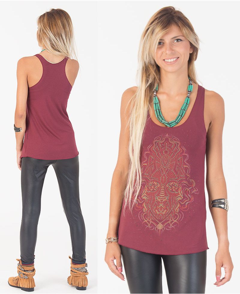 Trimurti Top ➟ Red / Purple