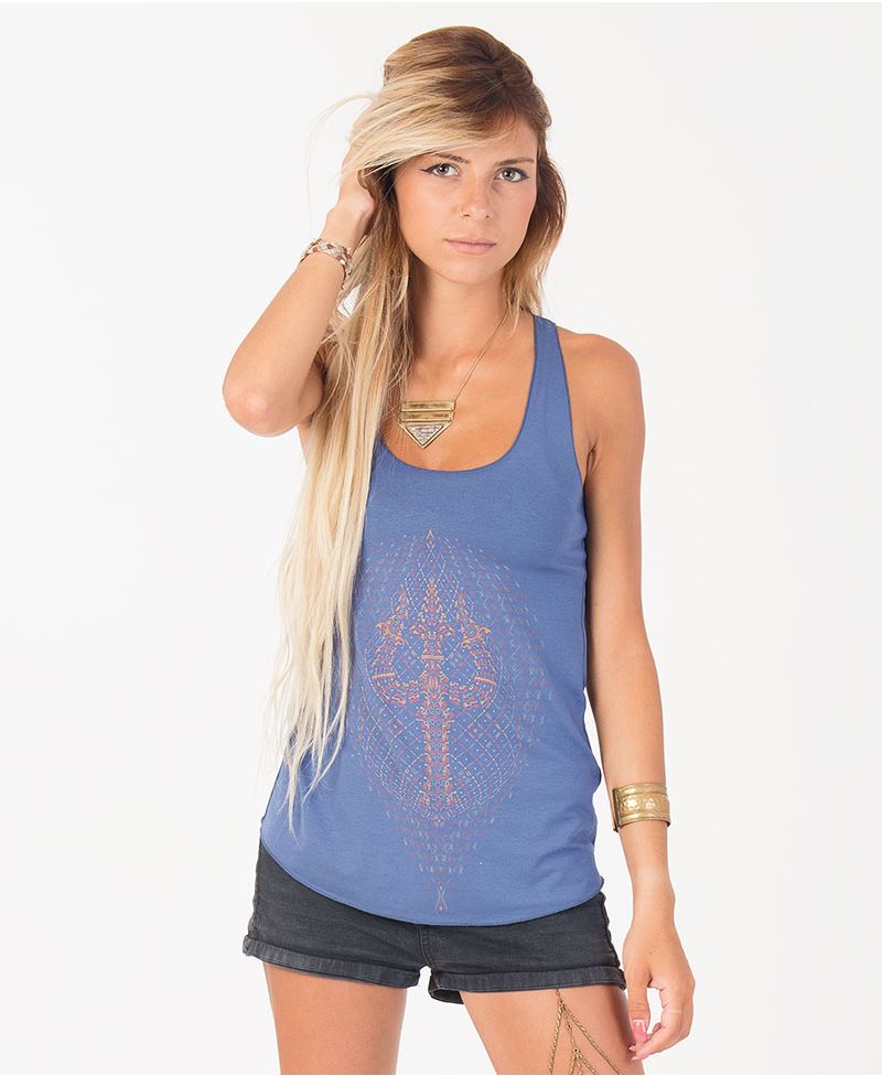 Trishula Top ➟ Blue 