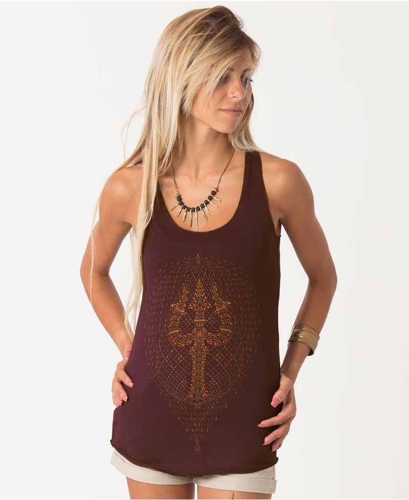 Trishula Top ➟ Brown 