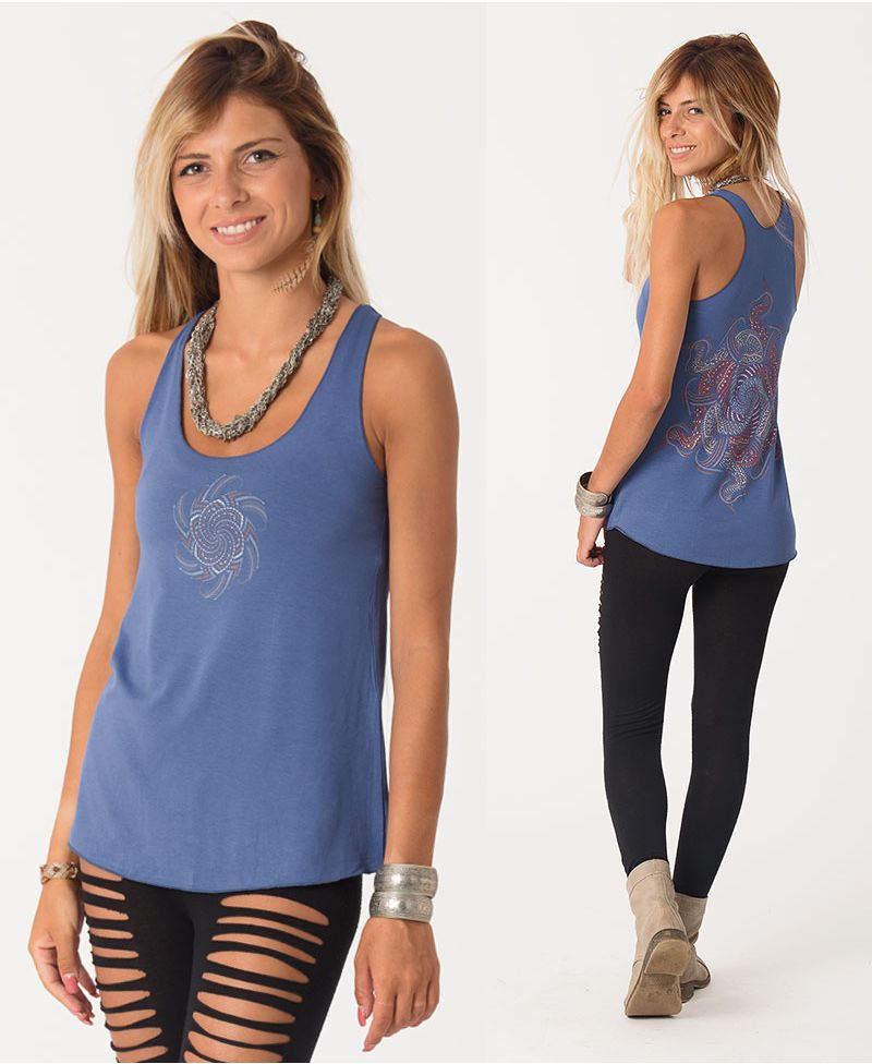 Vortex Top ➟ Red / Purple / Blue 