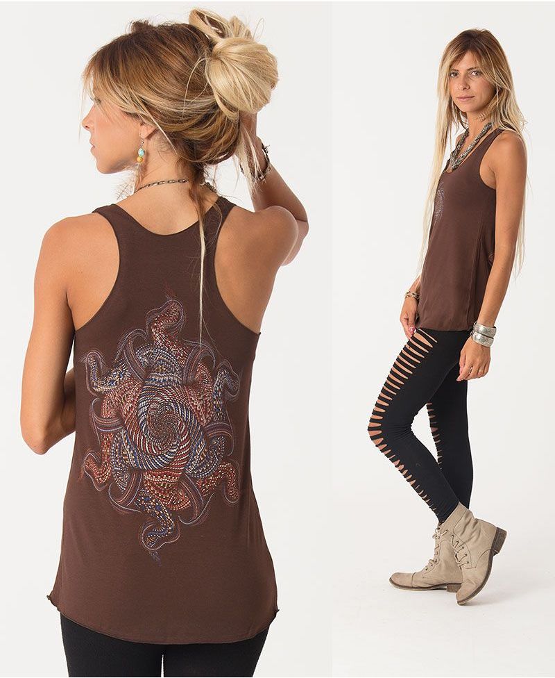 Vortex Top ➟ Brown 