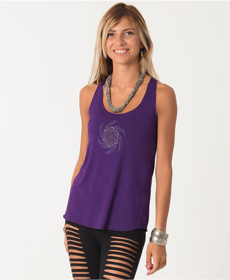 Vortex Top ➟ Red / Purple / Blue 