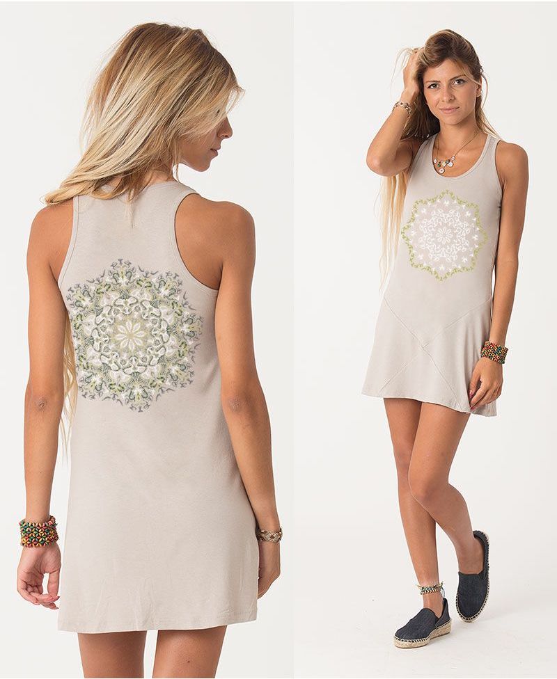Lotusika Tunic Dress ➟ Brown 