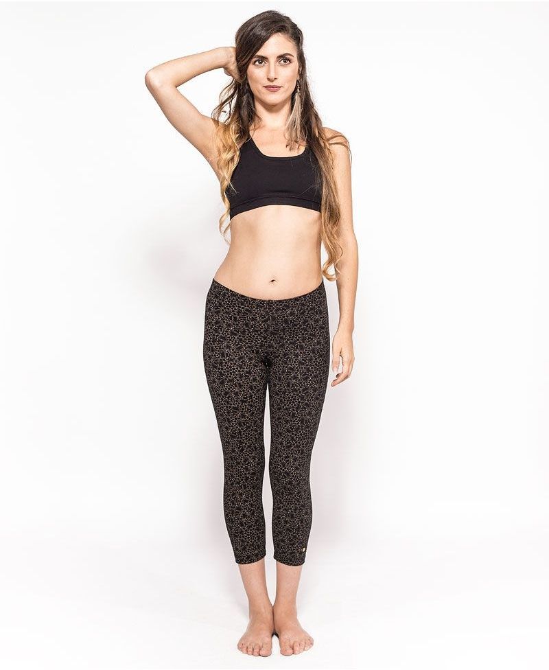 LSD Molecule Leggings ➟ Black