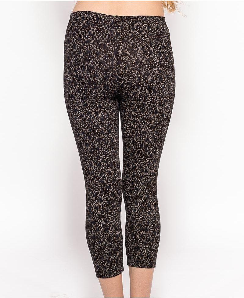 LSD Molecule Leggings ➟ Black