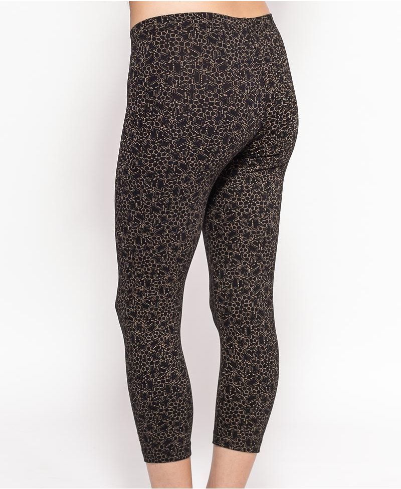 LSD Molecule Leggings ➟ Black