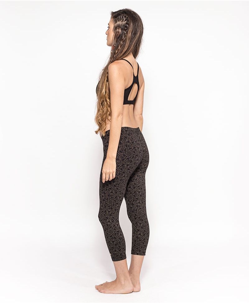 LSD Molecule Leggings ➟ Black