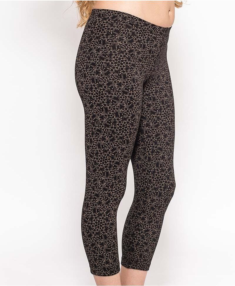 LSD Molecule Leggings ➟ Black