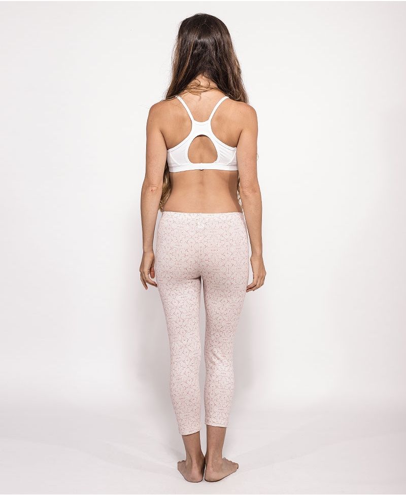 Shipibo Kené Leggings ➟ Off White