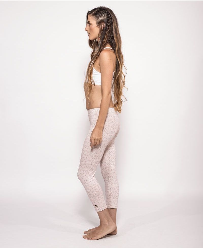 Shipibo Kené Leggings ➟ Off White