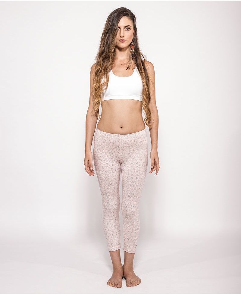 Shipibo Kené Leggings ➟ Off White