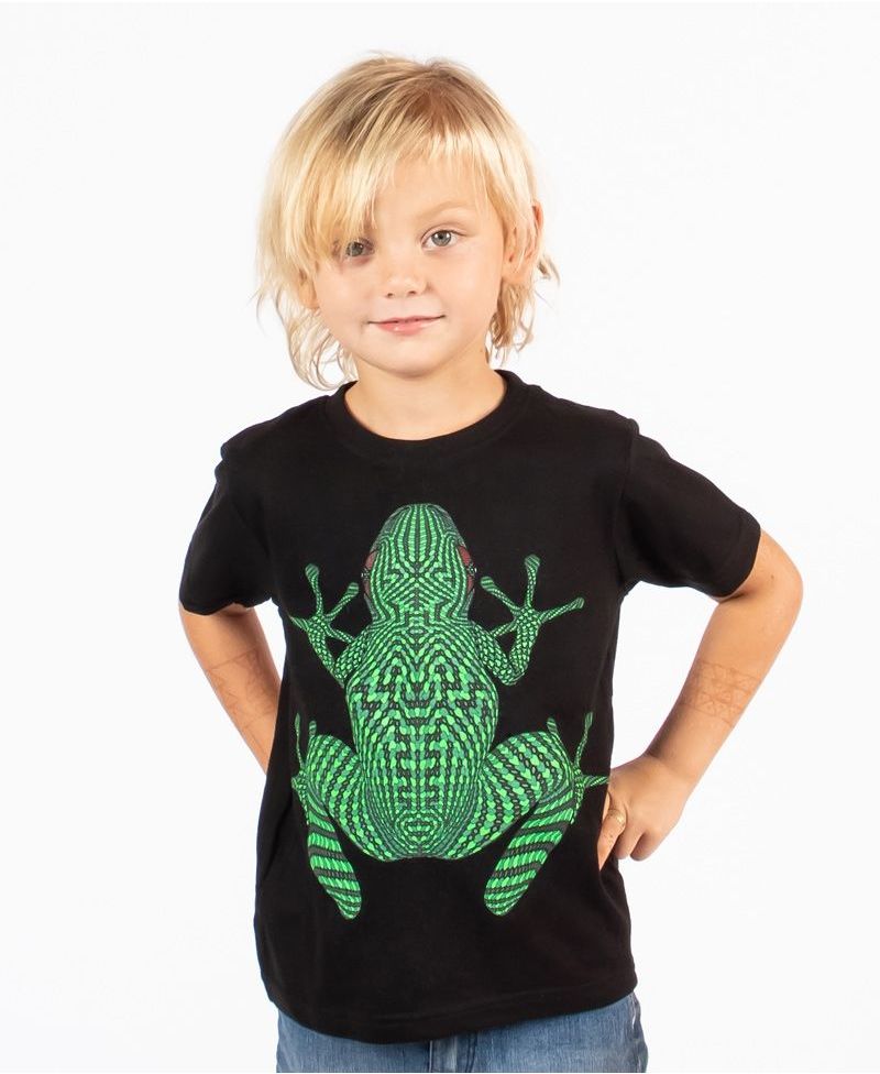 Sapo Kambô Kids T-shirt ➟ Black 