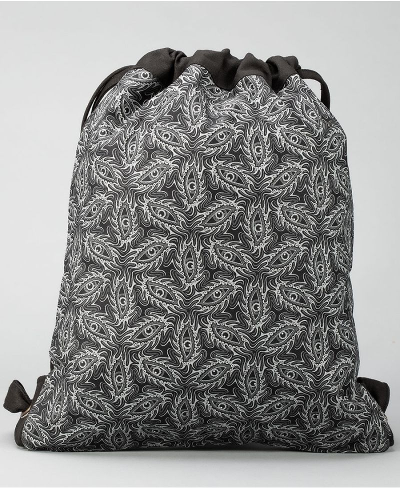 Eyesee Drawstring Backpack ➟ Black 