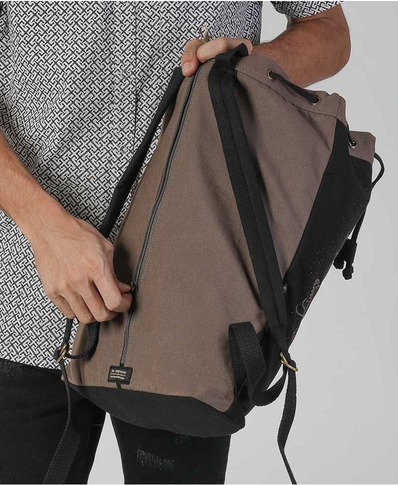 Hempi ➟ Padded Straps Drawstring Backpack 