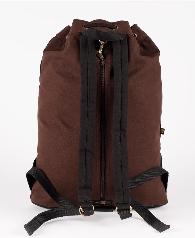 Om On Key ➟ Padded Straps Drawstring Backpack 