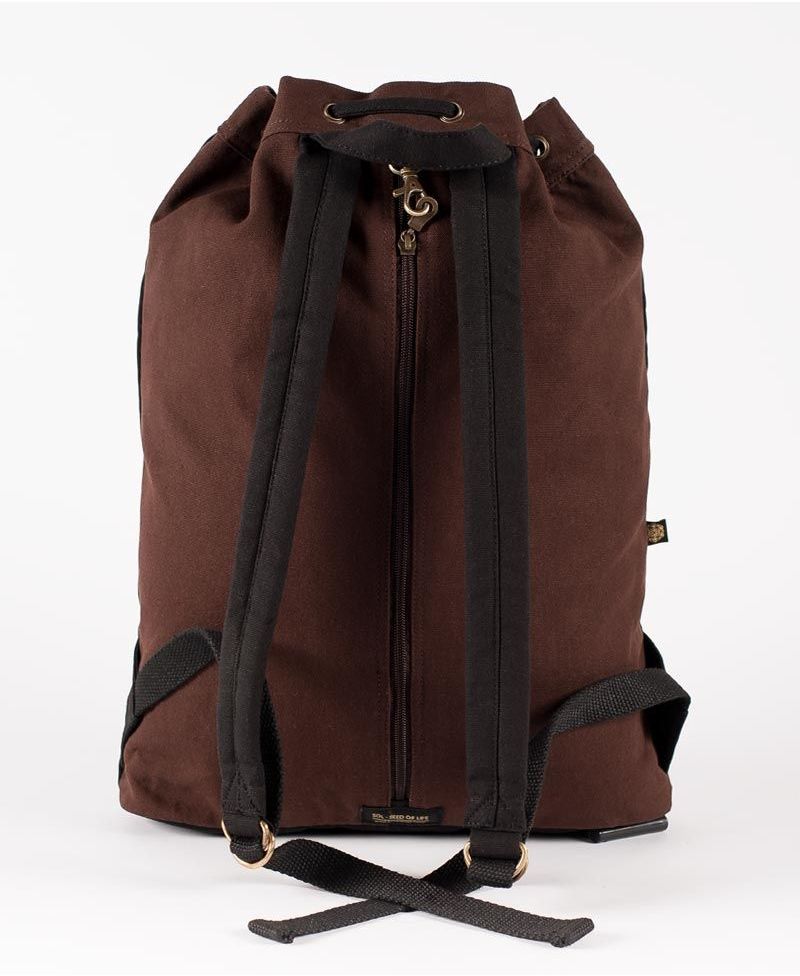 Trishula ➟ Padded Straps Drawstring Backpack 