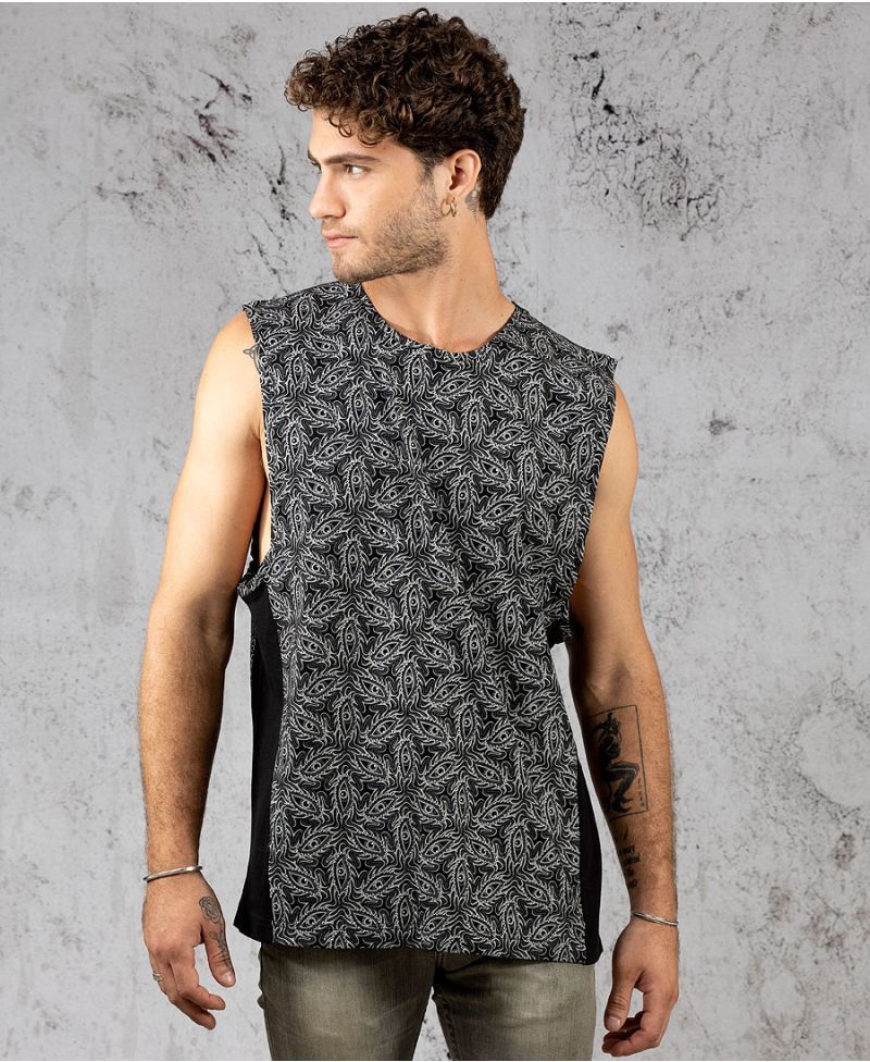 Eyesee Tank Top ➟ Black