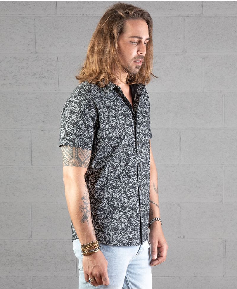 Eyesee Button Shirt ➟ Black