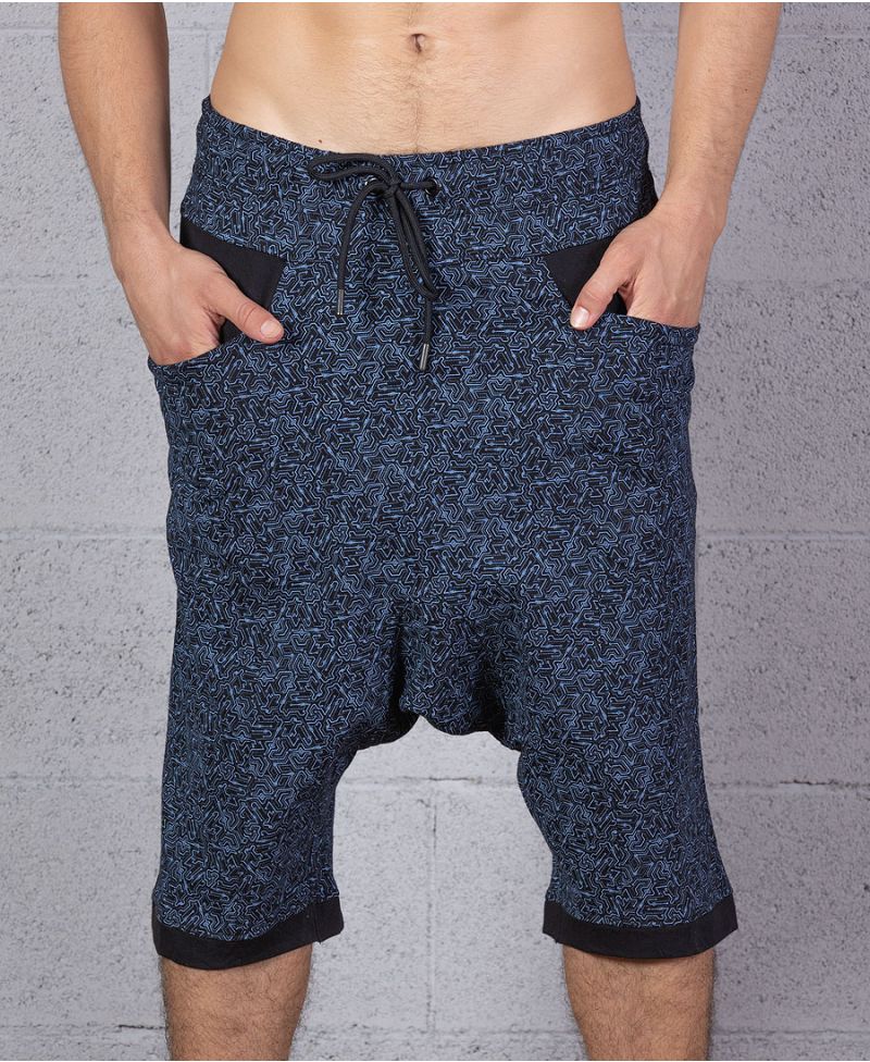 men yoga shorts cotton 