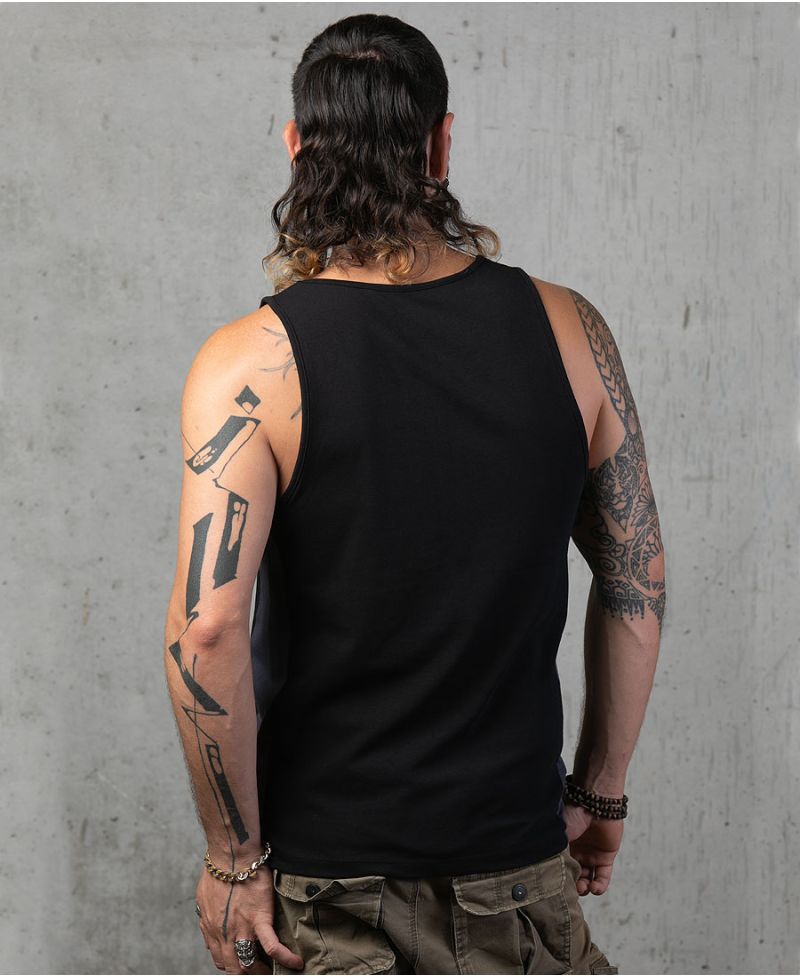 Faceat Tank Top ➟ Black