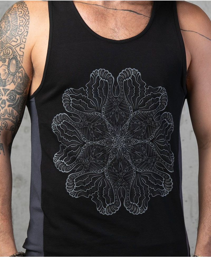 Faceat Tank Top ➟ Black