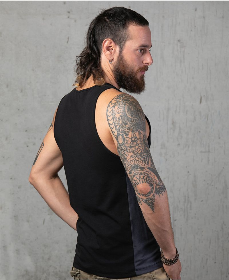 Faceat Tank Top ➟ Black