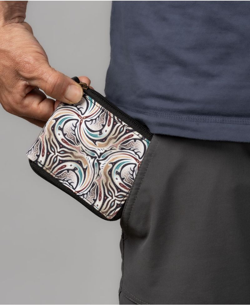 Psychedelic mens wallet