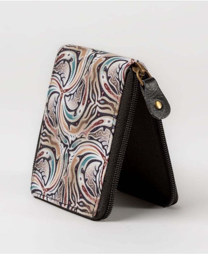 Twirly Mens Zip Wallet 