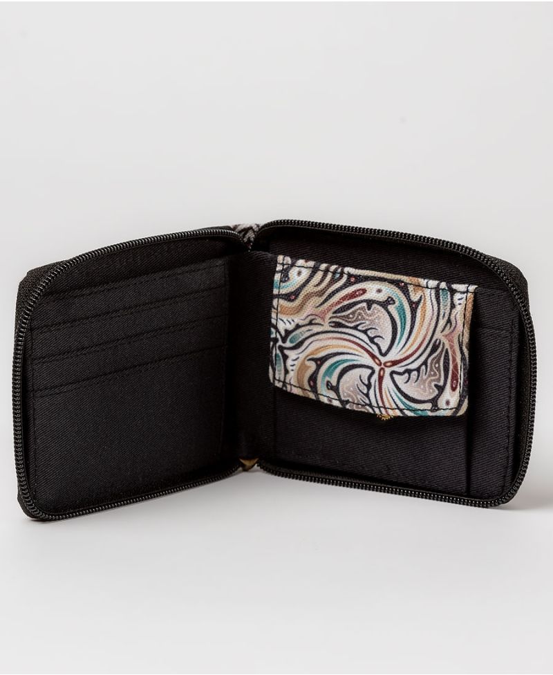 Twirly Mens Zip Wallet 