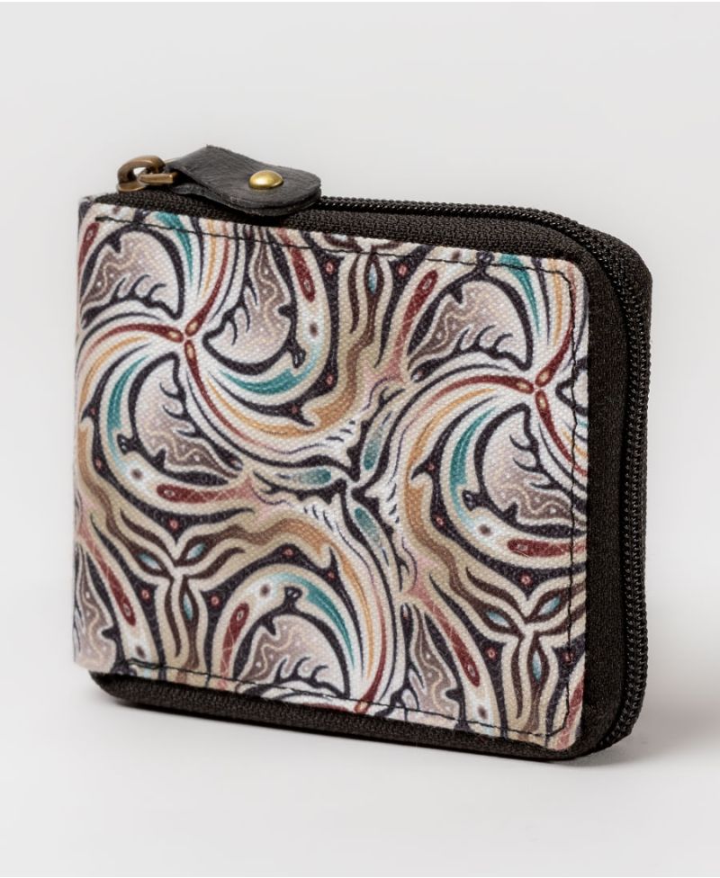 Twirly Mens Zip Wallet 