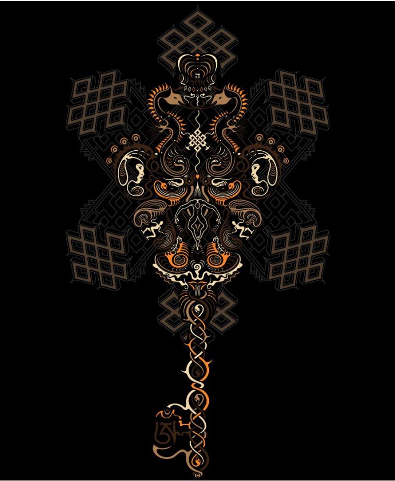 Om On Key Burnout Top