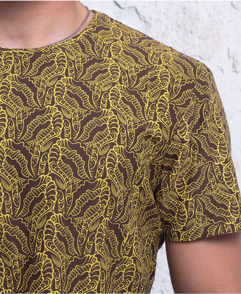 Faceat T-shirt ➟ Mustard     