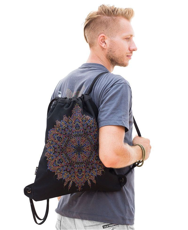 Mexica Drawstring Backpack 