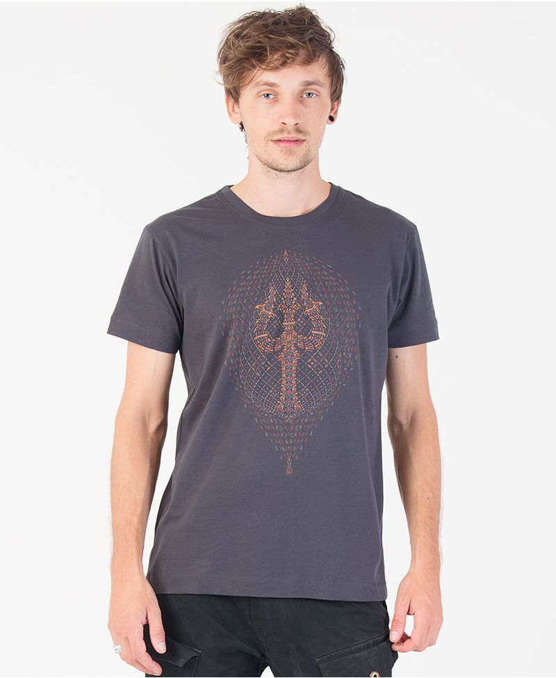 Trishula T-shirt ➟ Grey