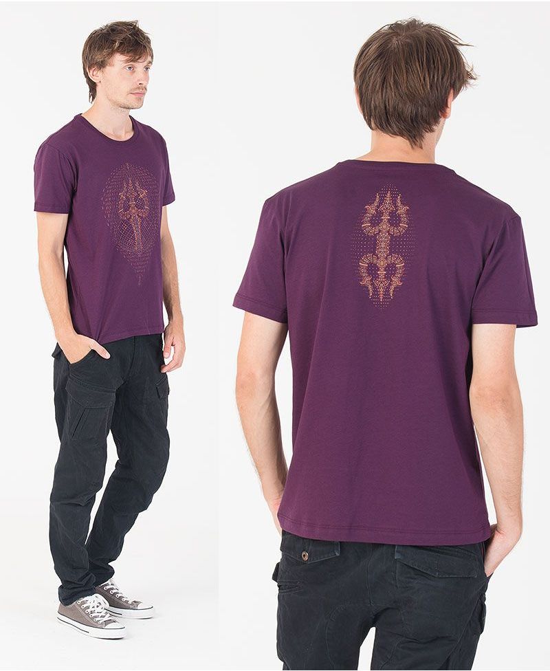 Trishula T-shirt ➟ Purple 