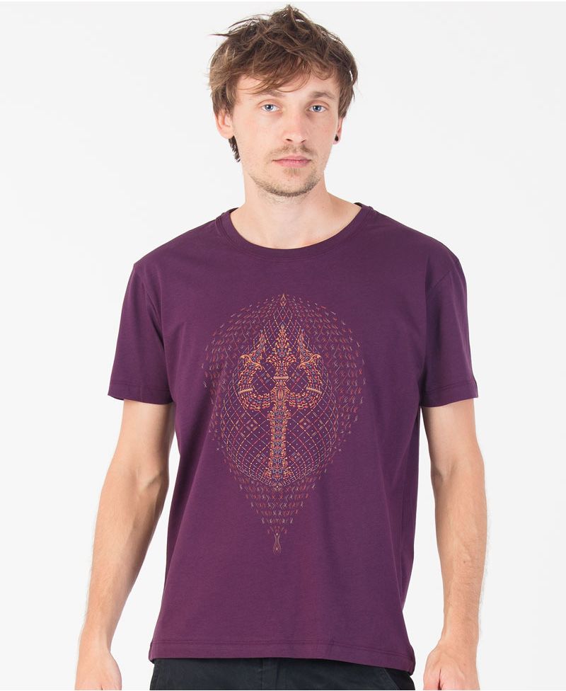 Trishula T-shirt ➟ Purple 