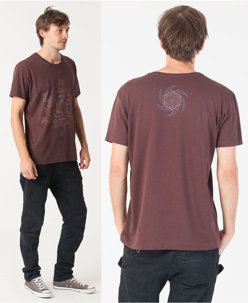 Vortex T-shirt ➟ Brown