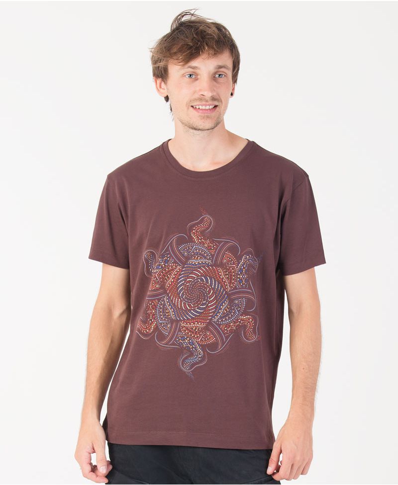 Vortex T-shirt ➟ Brown