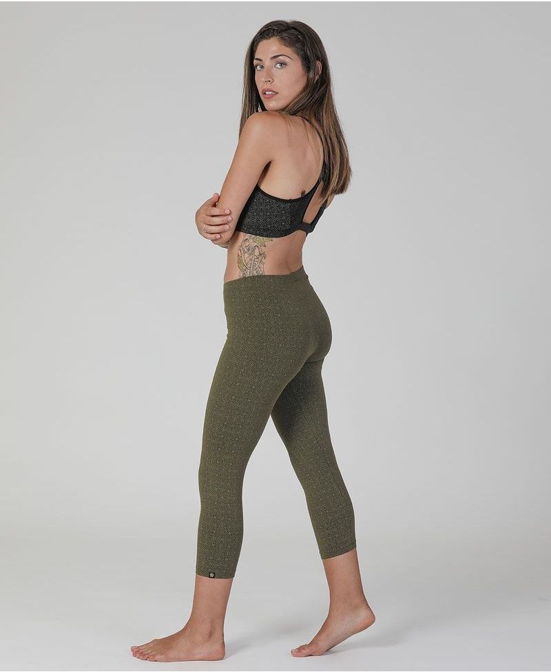 Hamsa Leggings ➟ Olive 