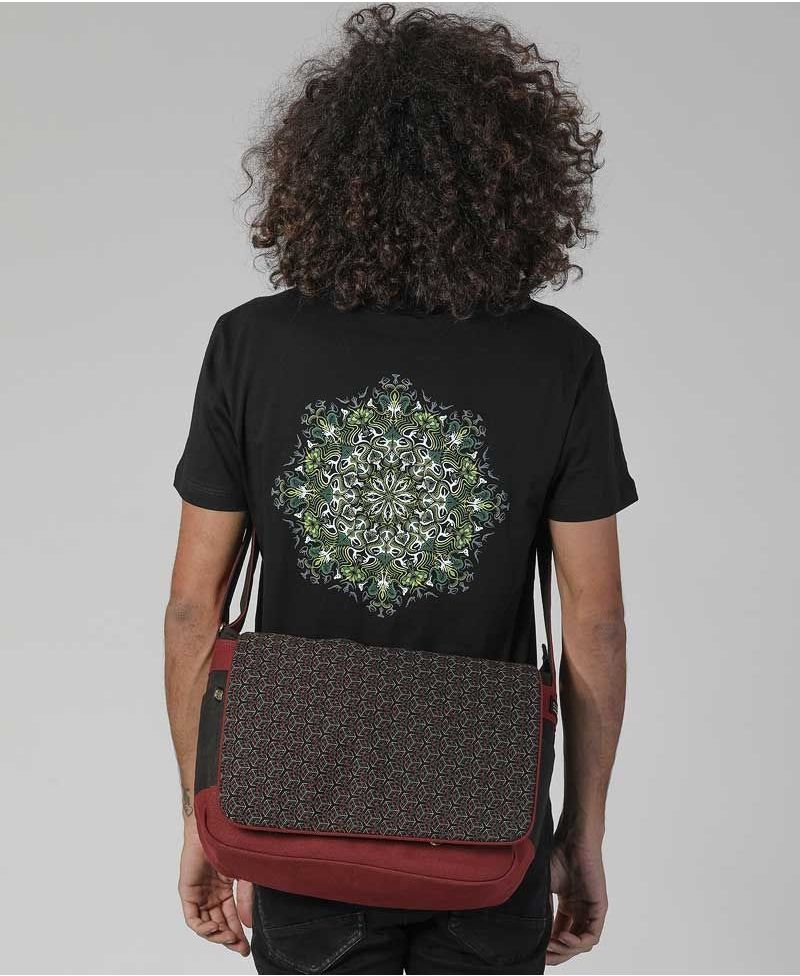 Kubic Messenger Bag | Maroon