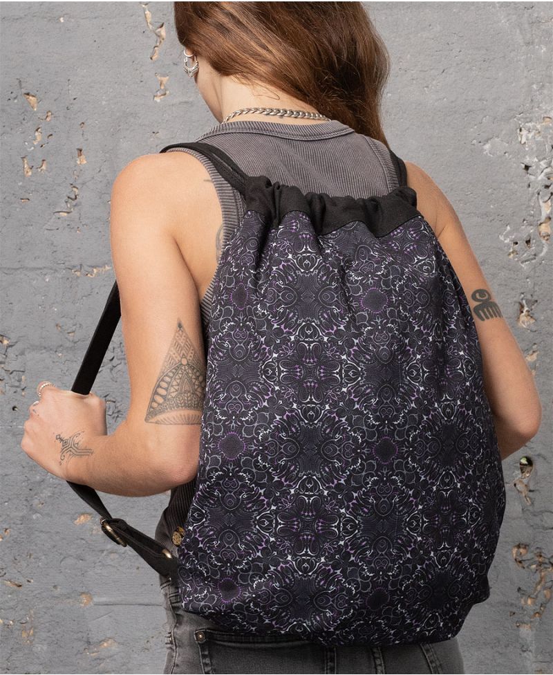 shipibo drawstring backpack