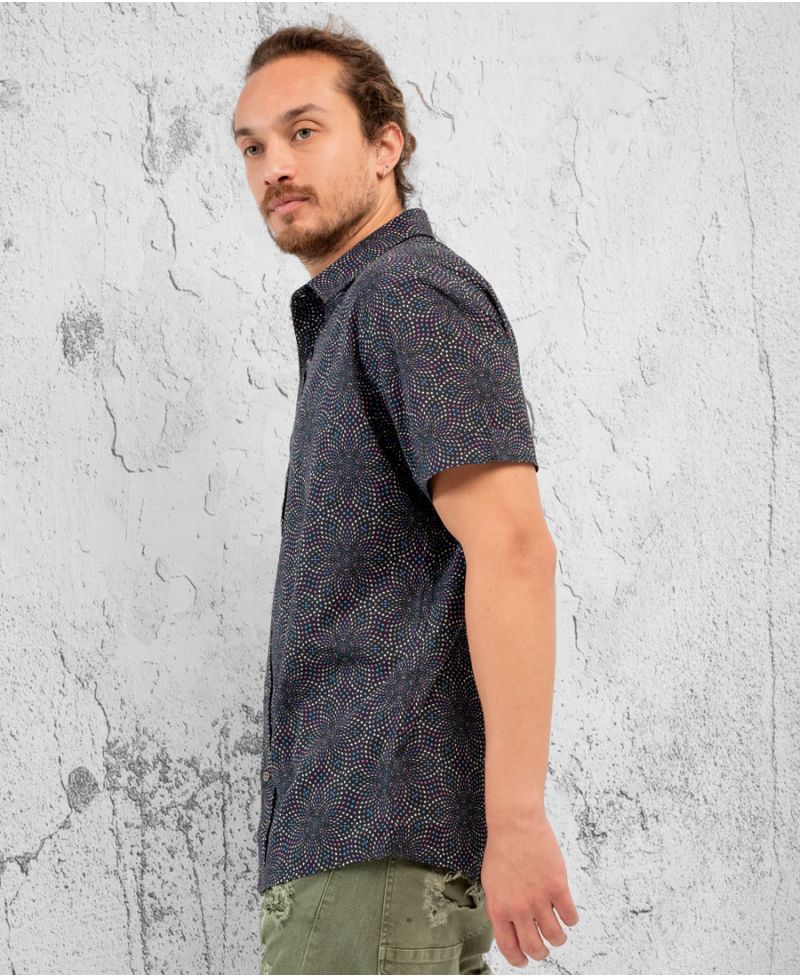 Flowry Button Shirt